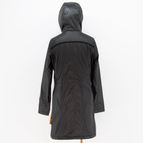 Lolë Jacket Windproof Water Resistant Hooded Pockets Carbon Black - Picture 6 of 7